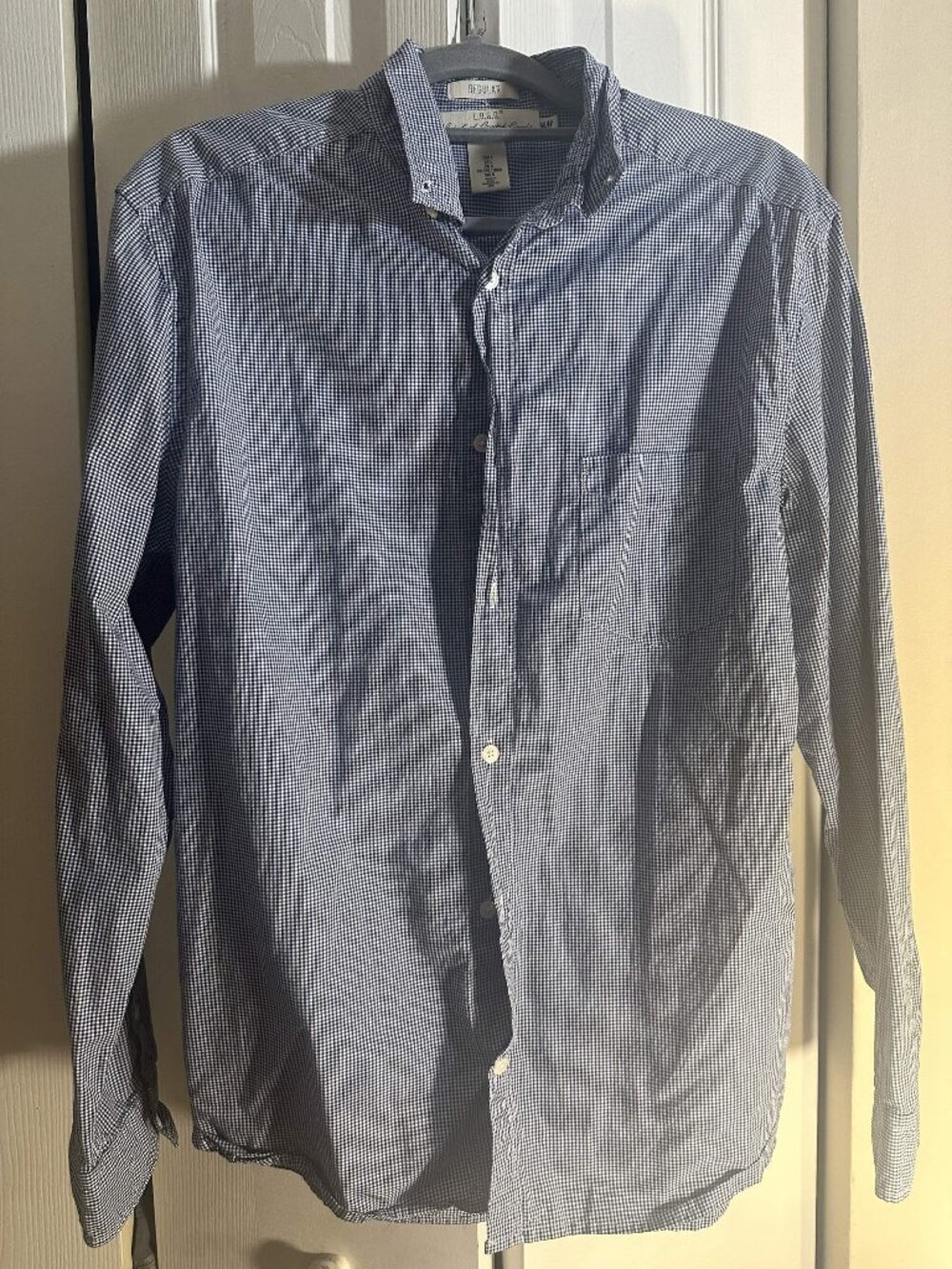 L.O.G.G. by H&M Blue Casual Button Down Shirt - Large